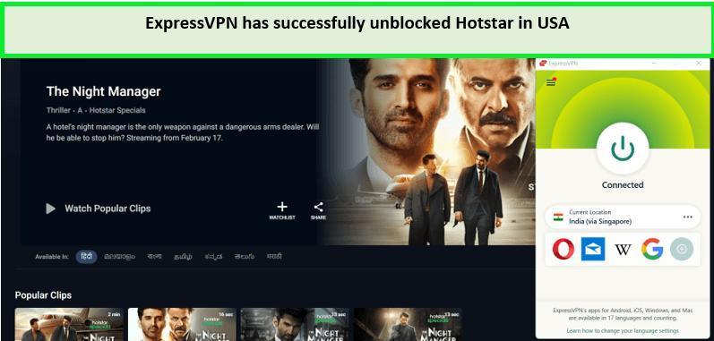 How to Watch The Night Manager on Hotstar in USA?